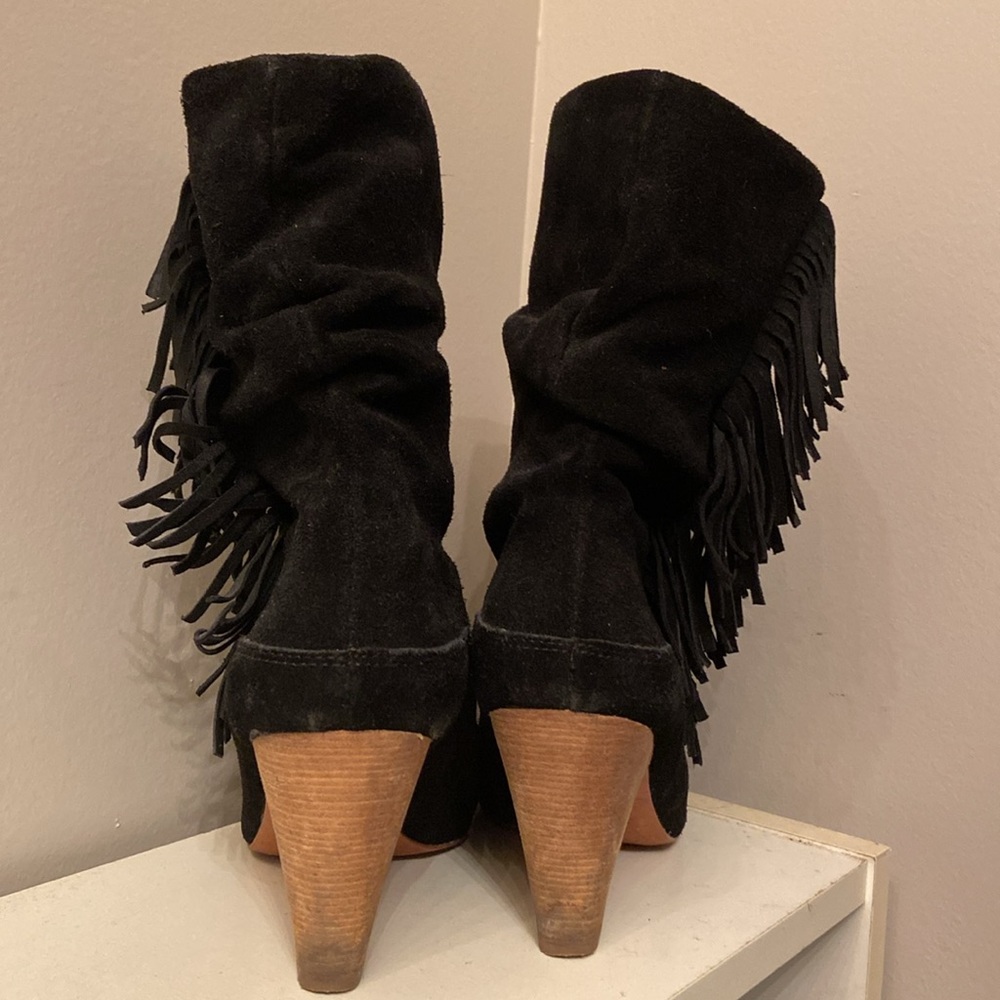 Vintage Fringe Booties